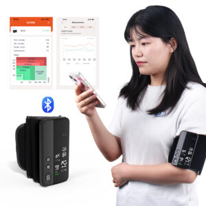 Yonker Higher Arm Digital Blood Stress Monitor – Rechargeable Bluetooth Digital BP Gadget